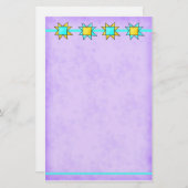 Quilt Lover Dog stationery aanpasbaar Briefpapier (Voorkant / Achterkant)