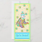 Quilt Lover Dog  uitnodiging (Voorkant)