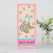 Quilt Lover Dog  uitnodiging (Staand voorkant)