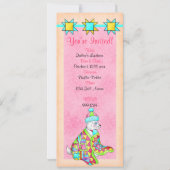 Quilt Lover Dog  uitnodiging (Achterkant)