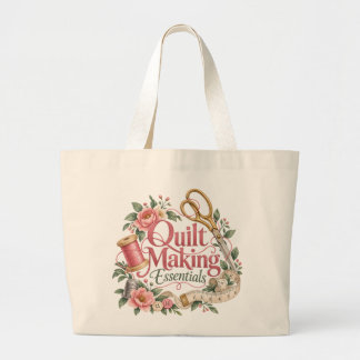 Quilt maken Essentials Bloemenschorttas voor Quilt Grote Tote Bag