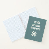 Quilt Math Expert Quilter's Grafiekpapier Notitieboek (Binnen)