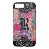 quilt monogram Case-Mate iPhone case (Achterkant)