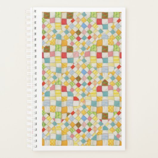 QUILT MOSAIC 5.5x8.5 Planner / Agenda (Voorkant)