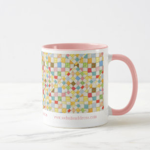 QUILT MOSAIC Business ID Roze Combo Mok
