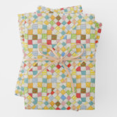 QUILT MOSAIC Flat Sheet wrapping papier Inpakpapier Vel (In situ)