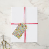 QUILT MOSAIC Gift Tags / Wit Cadeaulabel (Met Touw)
