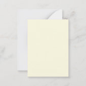 QUILT MOZAÏEK 3.5x2.5 Platte Kaart / Crème / Verti Notitiekaartje (Achterkant)