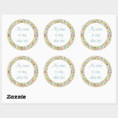 QUILT MOZAÏEK 3" Ronde Matte Stickers (Vel)