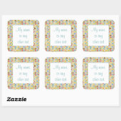 QUILT MOZAÏEK 3" Vierkante Matte Stickers (Vel)
