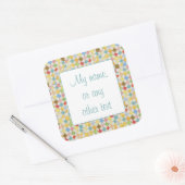 QUILT MOZAÏEK 3" Vierkante Matte Stickers (Envelop)
