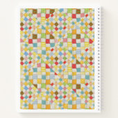 QUILT MOZAÏEK 8.5x11 Spiraalvormig Notitieboek + T (Achterkant)