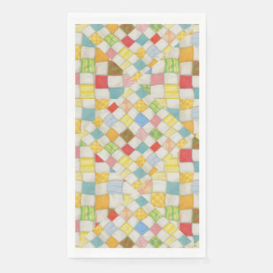 QUILT MOZAÏEK Gastenhanddoek Papieren servetten