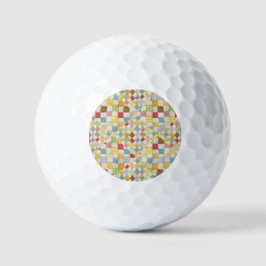 QUILT MOZAÏEK Golf Ballen (Voorkant)