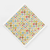 QUILT MOZAÏEK Standaard Diner Papier Servetten (Hoek)