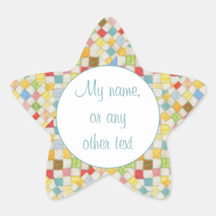 QUILT MOZAÏEK Star Matte Stickers