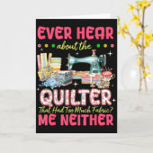 Quilt Naaimachine Quilter Te Veel Stof Quilt Kaart (Gele Bloem)