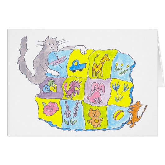 Quilt of love card (Voorkant Horizontaal)