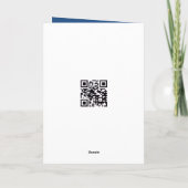 Quilt On a Rocking Chair In Moonlight Kaart (Achterkant)