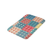 quilt: patchwork achtergrondpatroon. badmat (Gekanteld)