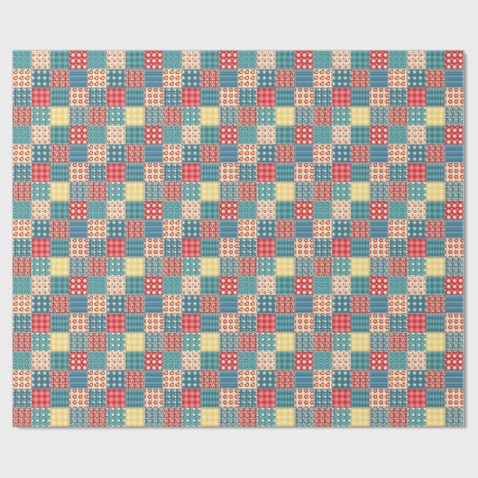  quilt: patchwork achtergrondpatroon. cadeaupapier (Vlak)