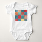  quilt: patchwork achtergrondpatroon. romper (Voorkant)