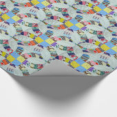 Quilt patroon cadeaupapier (Hoek)