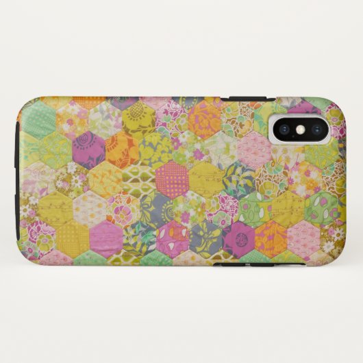 Quilt patroon Case-Mate iPhone case (Achterkant (horizontaal))