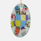 Quilt patroon keramisch ornament (Rechts)