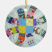 Quilt patroon keramisch ornament (Voorkant)