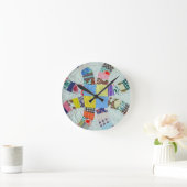 Quilt patroon ronde klok (Huis)