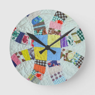 Quilt patroon ronde klok