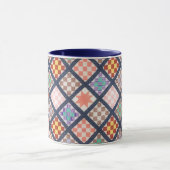 Quilt Pattern Art Cup Mok (Midden)