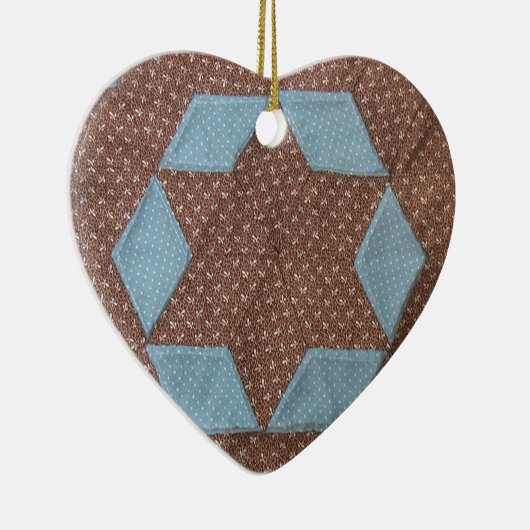 Quilt Pattern - Castle Keramisch Ornament (Rechts)