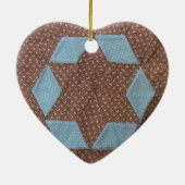 Quilt Pattern - Castle Keramisch Ornament (Achterkant)