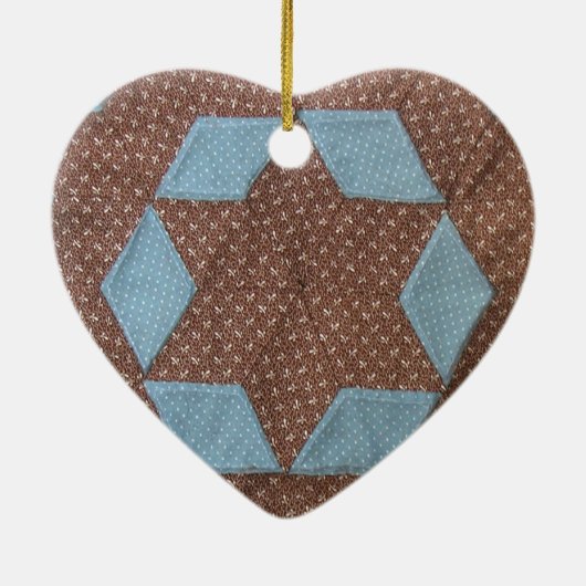 Quilt Pattern - Castle Keramisch Ornament (Achterkant)