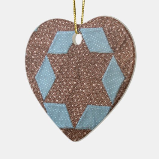 Quilt Pattern - Castle Keramisch Ornament (Links)