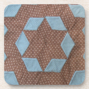 Quilt Pattern - Castle Quilt Block Drankjes Onderzetter