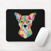 Quilt Pattern Dog voor Quilting Lover Quilter Sewi Muismat (Met muis)