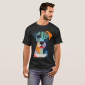 Quilt Pattern Dog voor Quilting Lover Quilter Sewi T-shirt (Voorkant volledig)