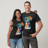 Quilt Pattern Dog voor Quilting Lover Quilter Sewi T-shirt (Unisex)