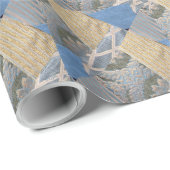 Quilt Pattern Fabric Cadeaupapier (Rol Hoek)