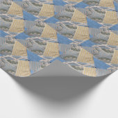 Quilt Pattern Fabric Cadeaupapier (Hoek)