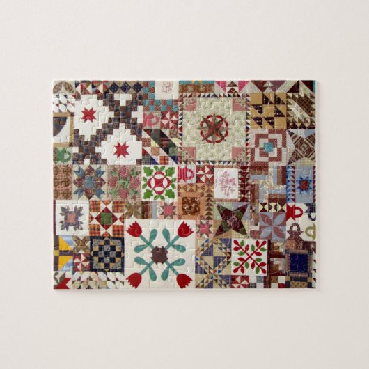 Quilt Puzzle met meerdere keuzes Legpuzzel (Horizontaal)