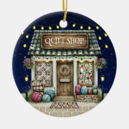 QUILT Shop Keramisch Ornament