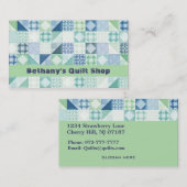 Quilt Shop-Visitekaartjes Visitekaartje (Voorkant / Achterkant)