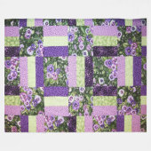 QUILT (Simulate) Vluchtmaandoorgangen Fleece Deken (Voorkant (Horizontaal))