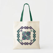 Quilt Square Cross Stitch Tote Bag (Voorkant)