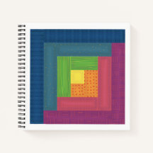 Quilt Square-laptop met logboekcabine