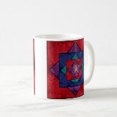 Quilt Square Monogram Koffiemok (Voorkant rechts)